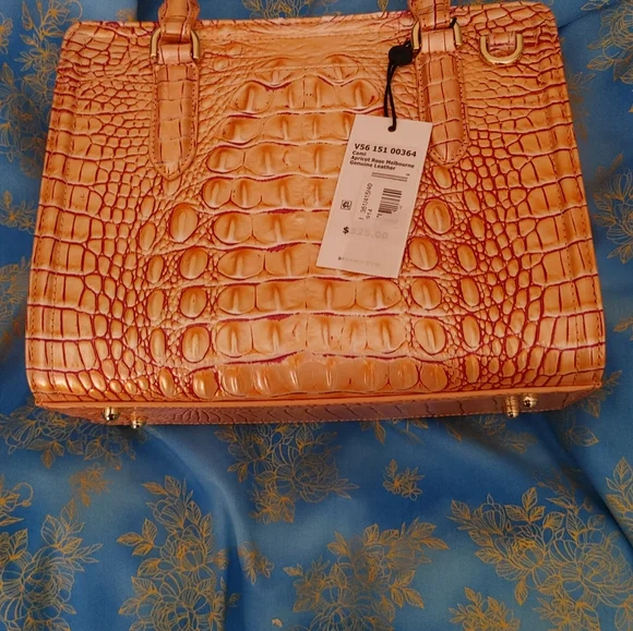 NWT Brahmin Cami In Apricot Rose Handbag - Picture 5 of 6